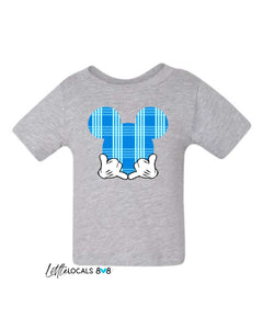 Palaka Shaka Mickey Blues Keiki Tee