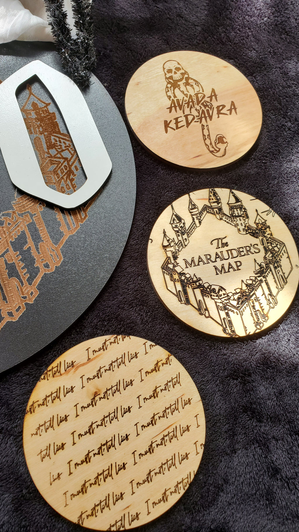 Hogwarts Dark Arts Coasters