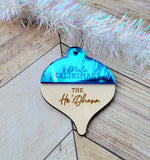 Custom Mele Kalikimaka Ornament